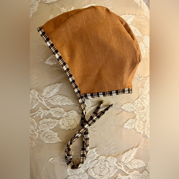 Handmade 100% Cotton Reversible Baby Bonnet ❤️ - Picture 2 of 6